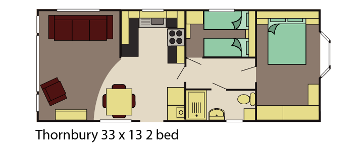 thornbury-caravan-33x13 2 bed layout